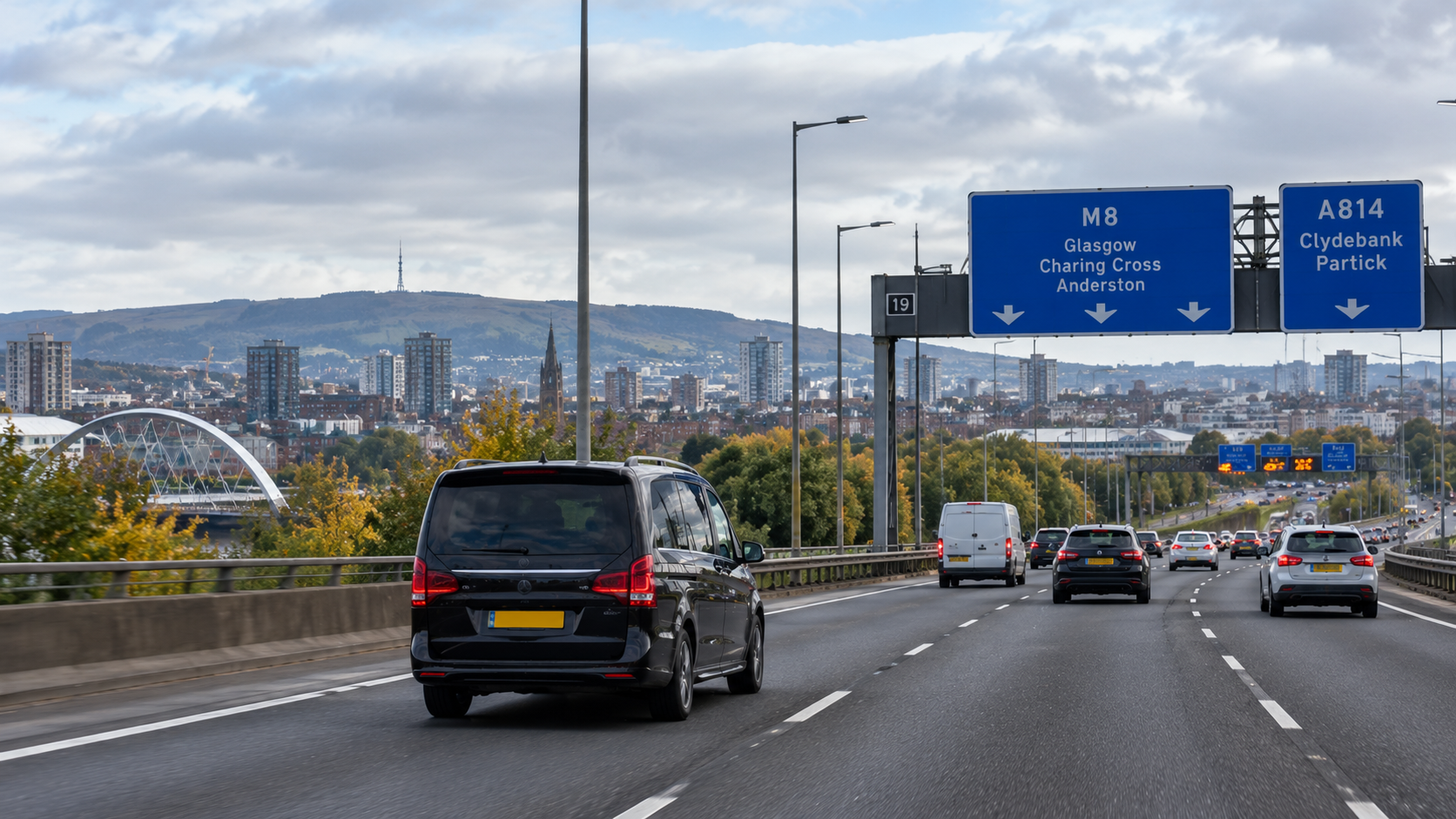 Long-distance taxis from Glasgow